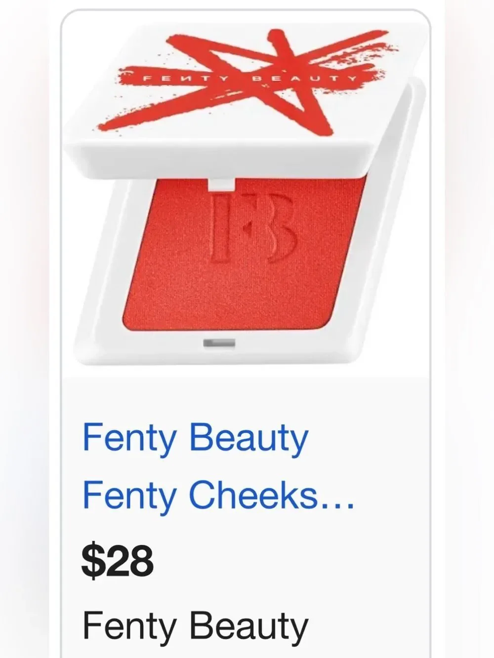 FENTY BEAUTY BY RIHANNA Fenty Cheeks Suede Waterproof Powder Blush Daiquiri Dip